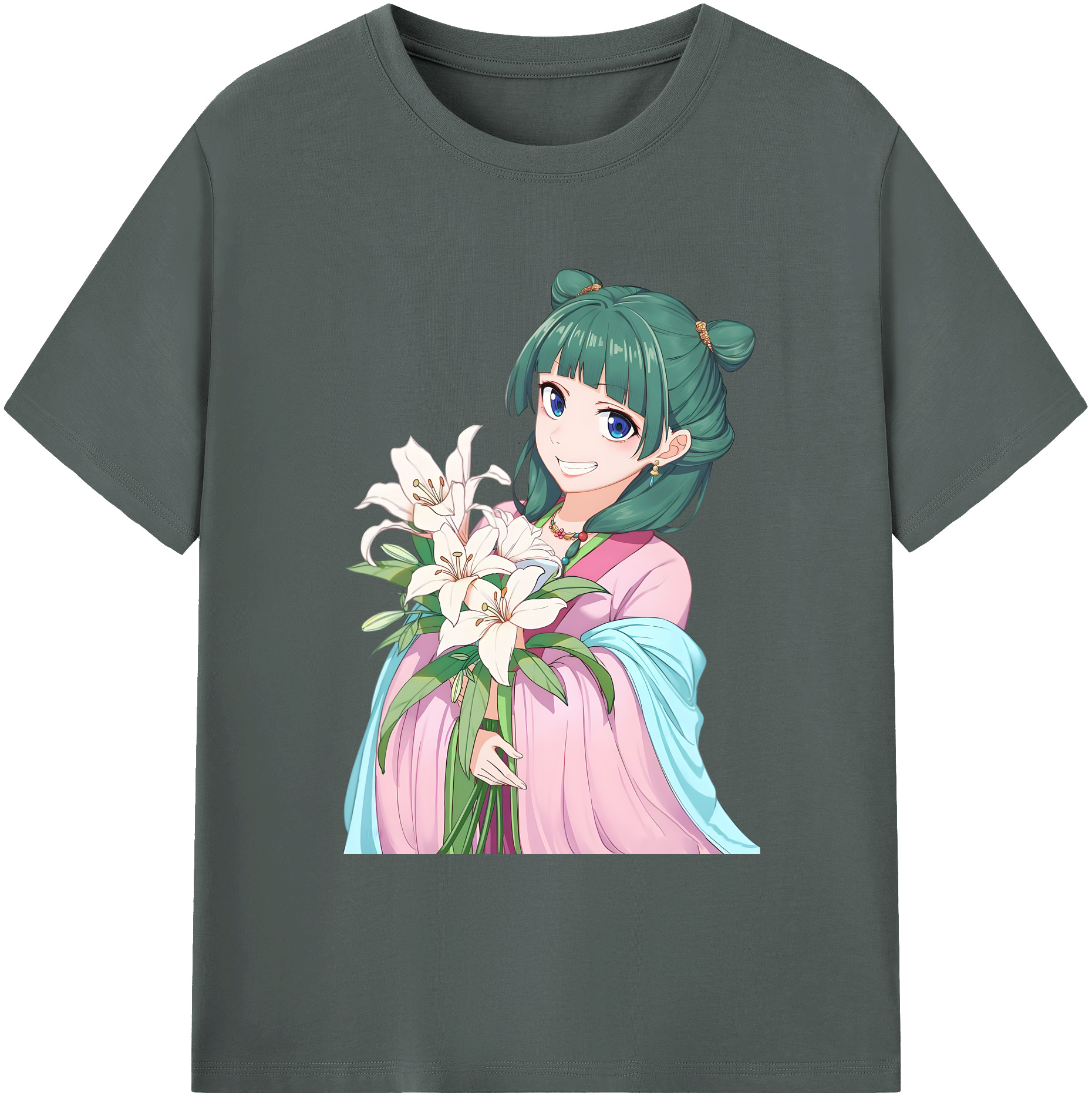 （画像用） 薬屋のひとりごと The Apothecary Diaries 綿100％ メンズ半袖Tシャツ｜肌触りやわらか＆通気性